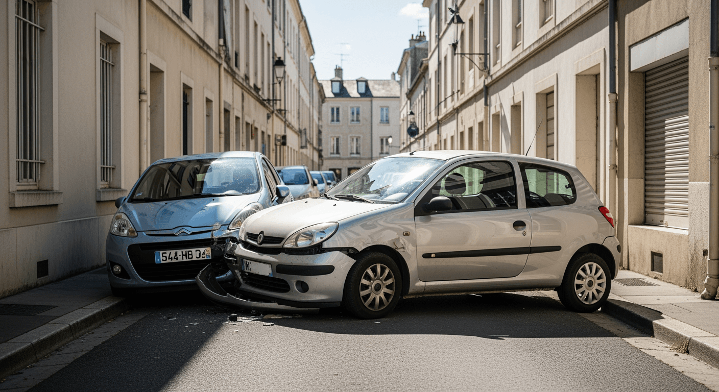 Exemple de sinistre auto — jeune permis